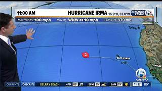 Irma now a Category 2 hurricane