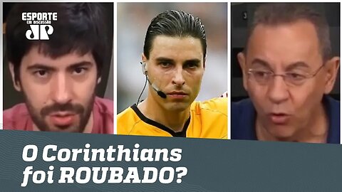 Corinthians foi ROUBADO contra o São Paulo? Veja DEBATE!