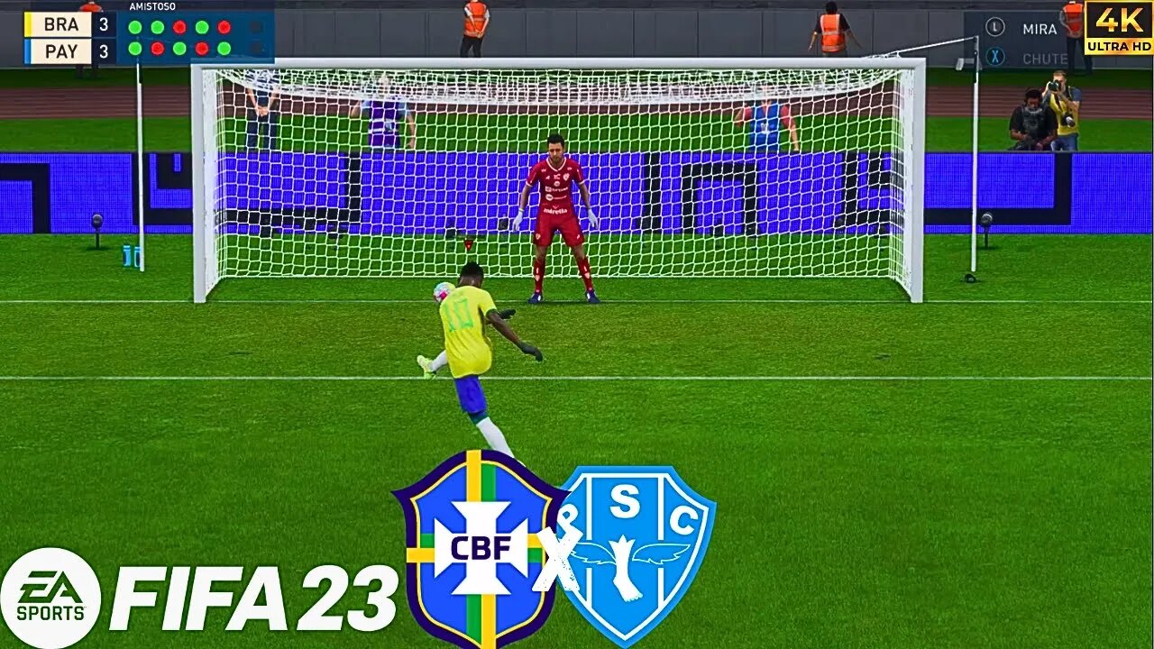 FIFA 23 | DISPUTA INÉDITAA!! BRASIL X PAYSANDU | 4K