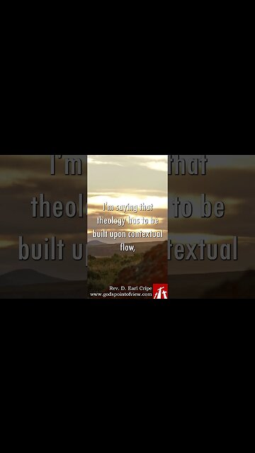 You Can't Make Theology Out of Individual Words | God's Point of View (Short #67)