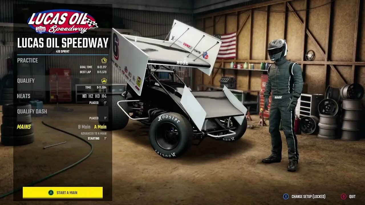 World of Outlaws: Dirt Racing - 410 Sprints: Lucas Oil Speedway