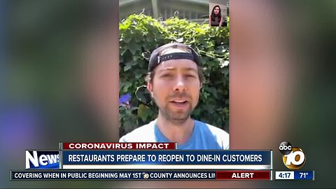 Restaurants prepare to reopen to dine-in customers
