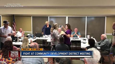 Argument at Pasco Co. Community Development District meeting turns violent