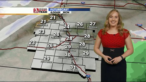 Audra Monday Forecast