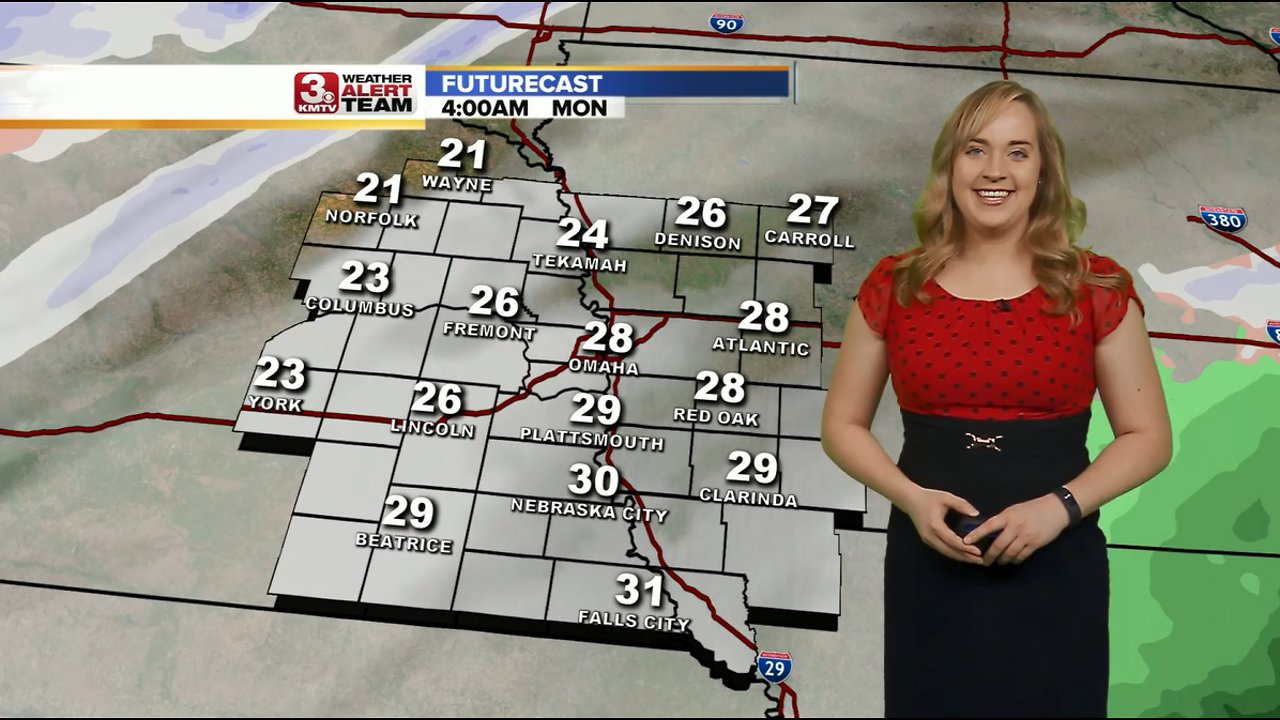 Audra Monday Forecast
