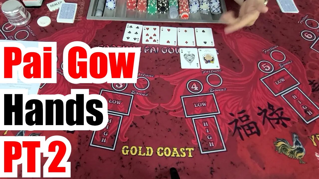 Pai Gow Poker Class Part 2 with Alex : Short Version. Live at CEG Dealer School