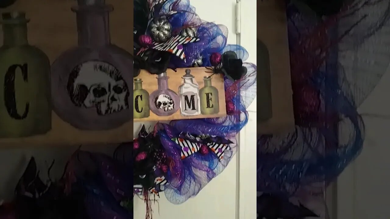 Dollar Tree Halloween Wreath