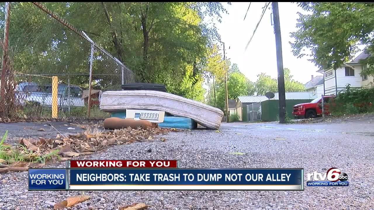 North side neighbors sick of illegal trash dumping