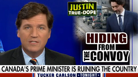 Hiding & False Accusations - Trudeau Uses Democrat Tactics : Tucker Carlson