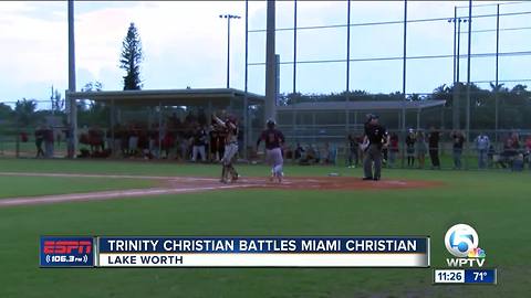 Regional final postponed between Trinity Christian and Miami Christian