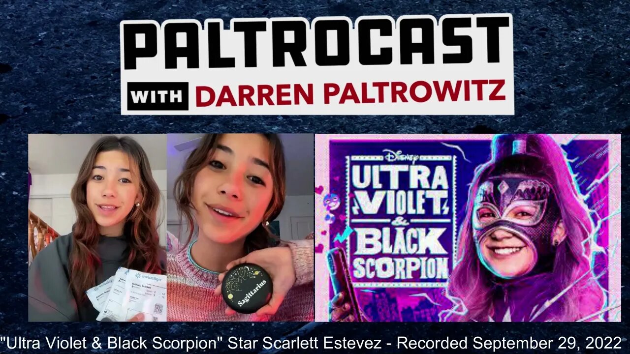 Scarlett Estevez ("Ultra Violet & Black Scorpion") interview with Darren Paltrowitz