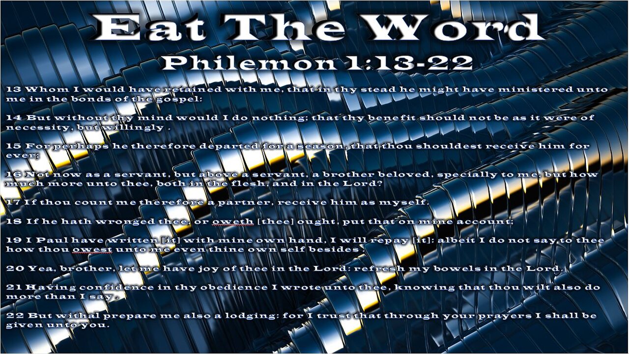 HT_EP07 Philemon 1 Paul and Onesimus