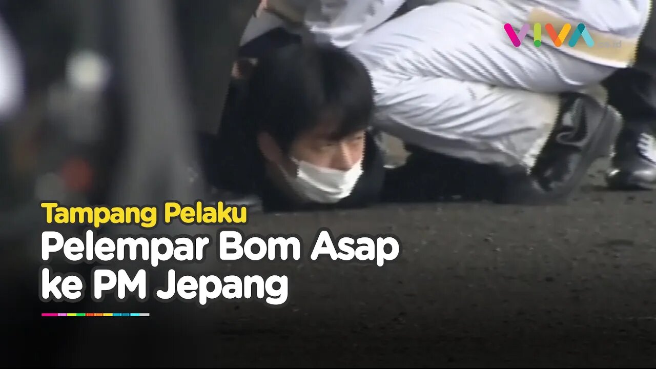 DIBEKUK! Tampang Pengancam Nyawa PM Jepang Lewat Bom Asap