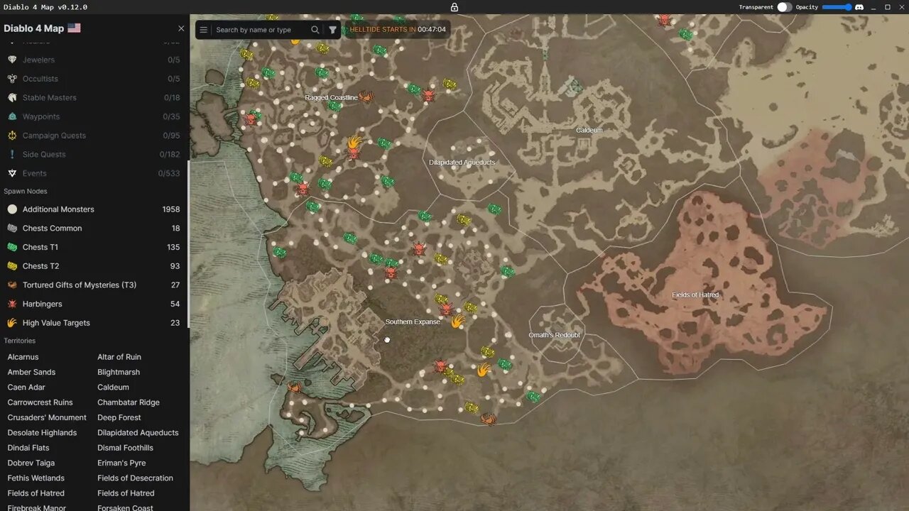 INSTANTLY find ALL Altars of Lilith and Helltide chests