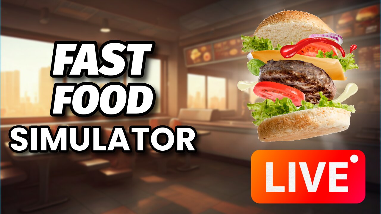 Burgers, Fries, and Simulated Chaos! Fast Food Simulator Gameplay - Part 1