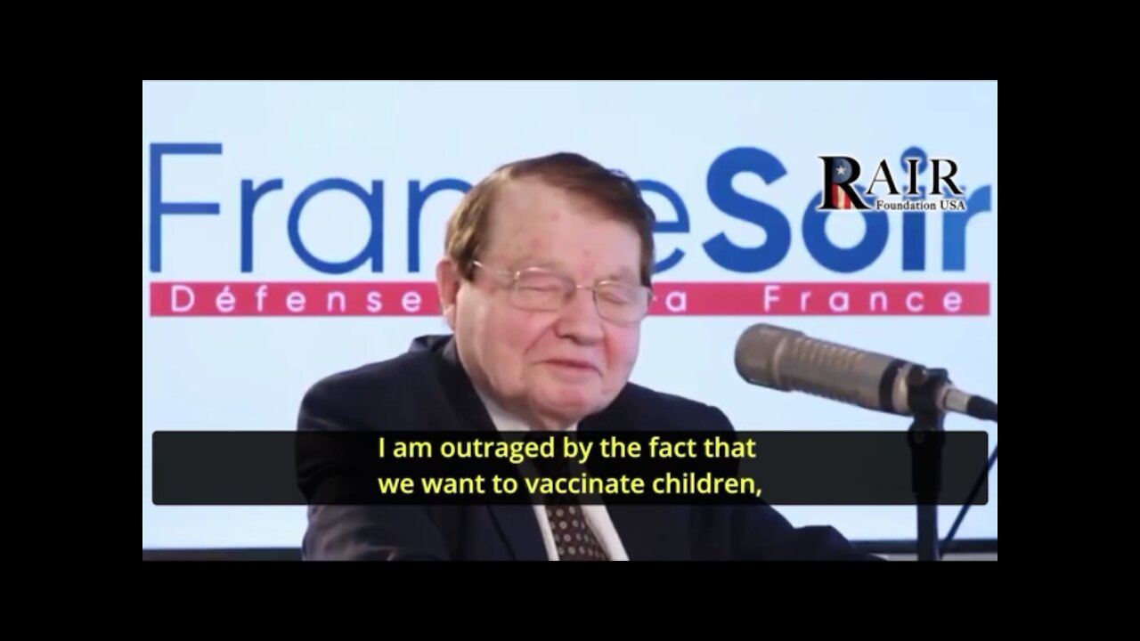 NOBEL LAUREATE PROFESSOR LUC MONTAGNIER WARNS COVID VACCINE MAY LEAD TO NEURODEGENERATIVE ILLNESS