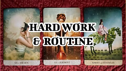 🌜 🀧 🌛 Tarot Reading for Your Day - Hard Work & Routine