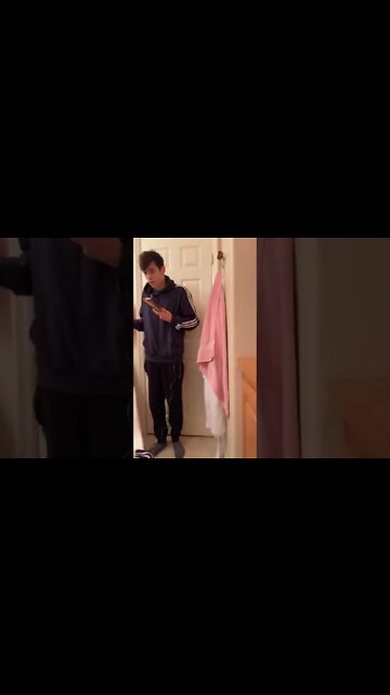 Curling Iron Prank! #MegaFails #Shorts