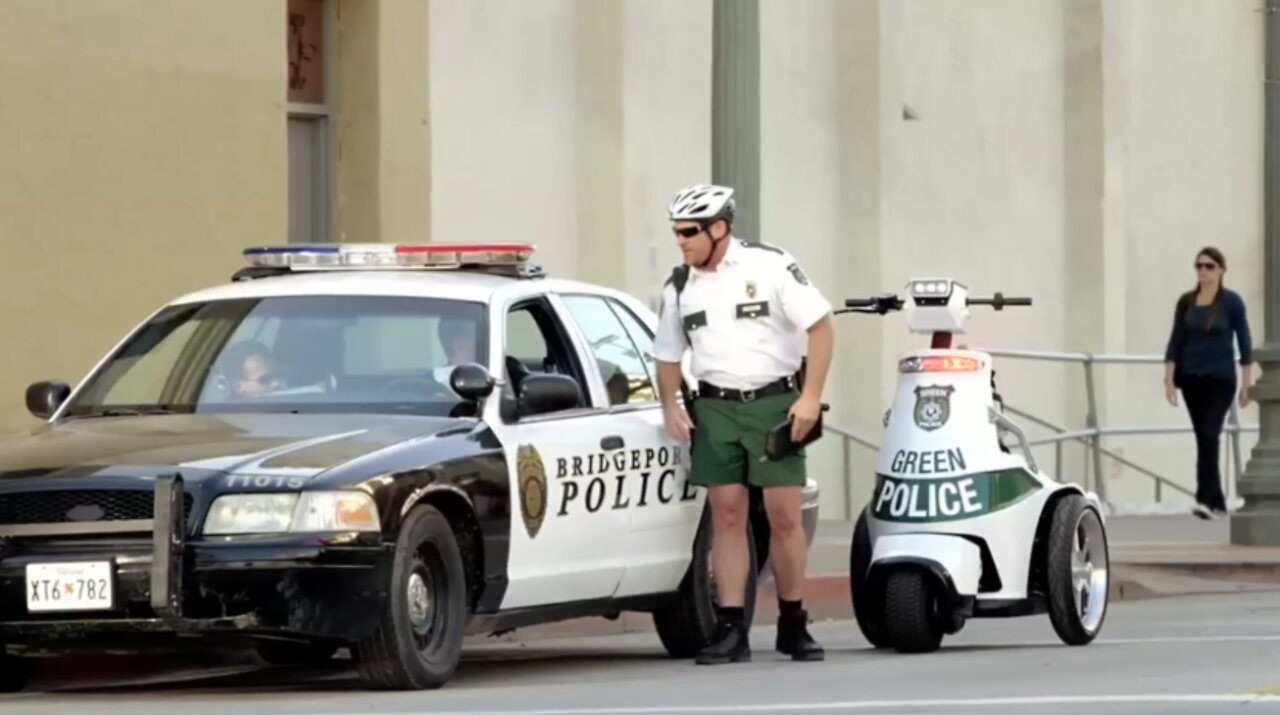 "Green Police" - This is an actual advert