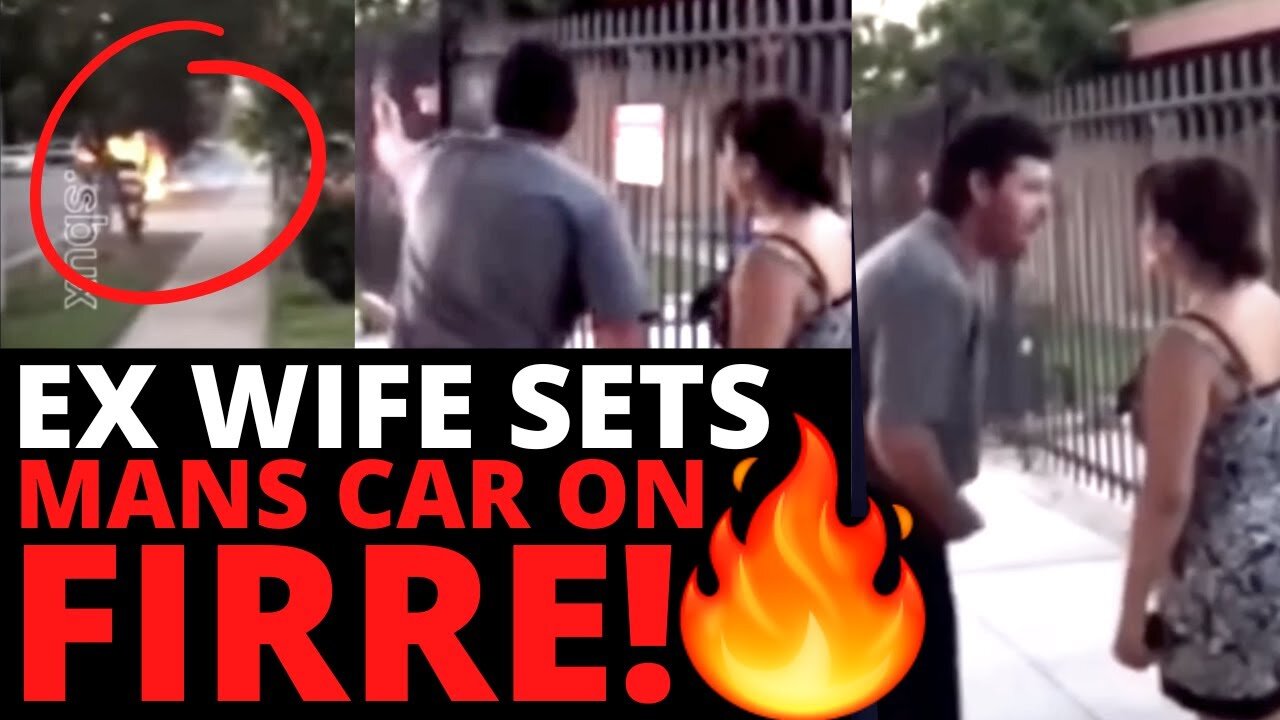 CRAZY Ex Wife Sets Mans Car On FIRE _ The Coffee Pod