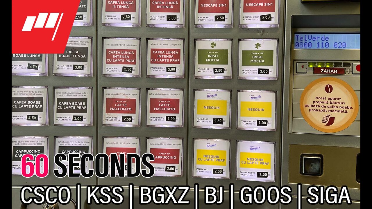 ⏱️60 Seconds #philyfed $CSCO $KSS $BGXX $BJ $GOOS $SIGA more @MarketRebels 🏴‍☠️