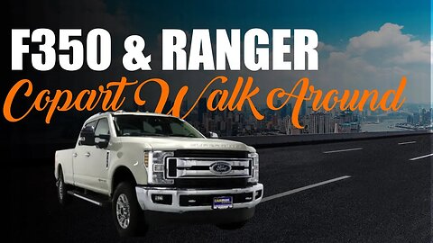 Copart Walk Around F350, Duramax, Ranger, SRT 8 cheap