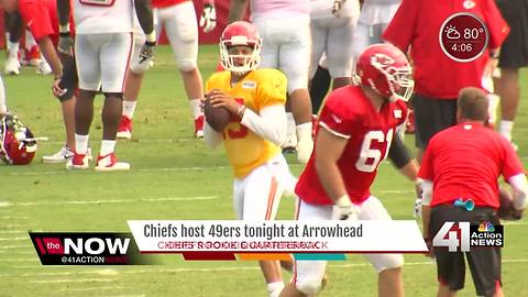 Chiefs host 49ers in first preseason game of the year