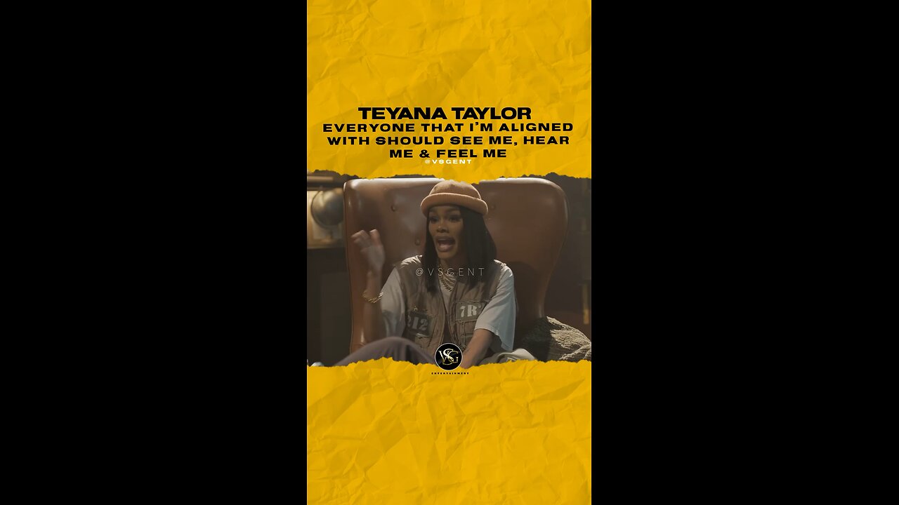 @teyanataylor Everyone that I’m aligned with should see me, hear me & feel me