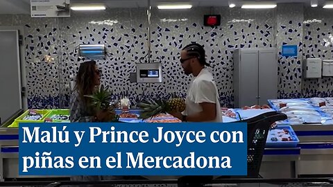 Malú y Prince Joyce se encuentran en el supermercado con una piña para anunciar nueva colaboración