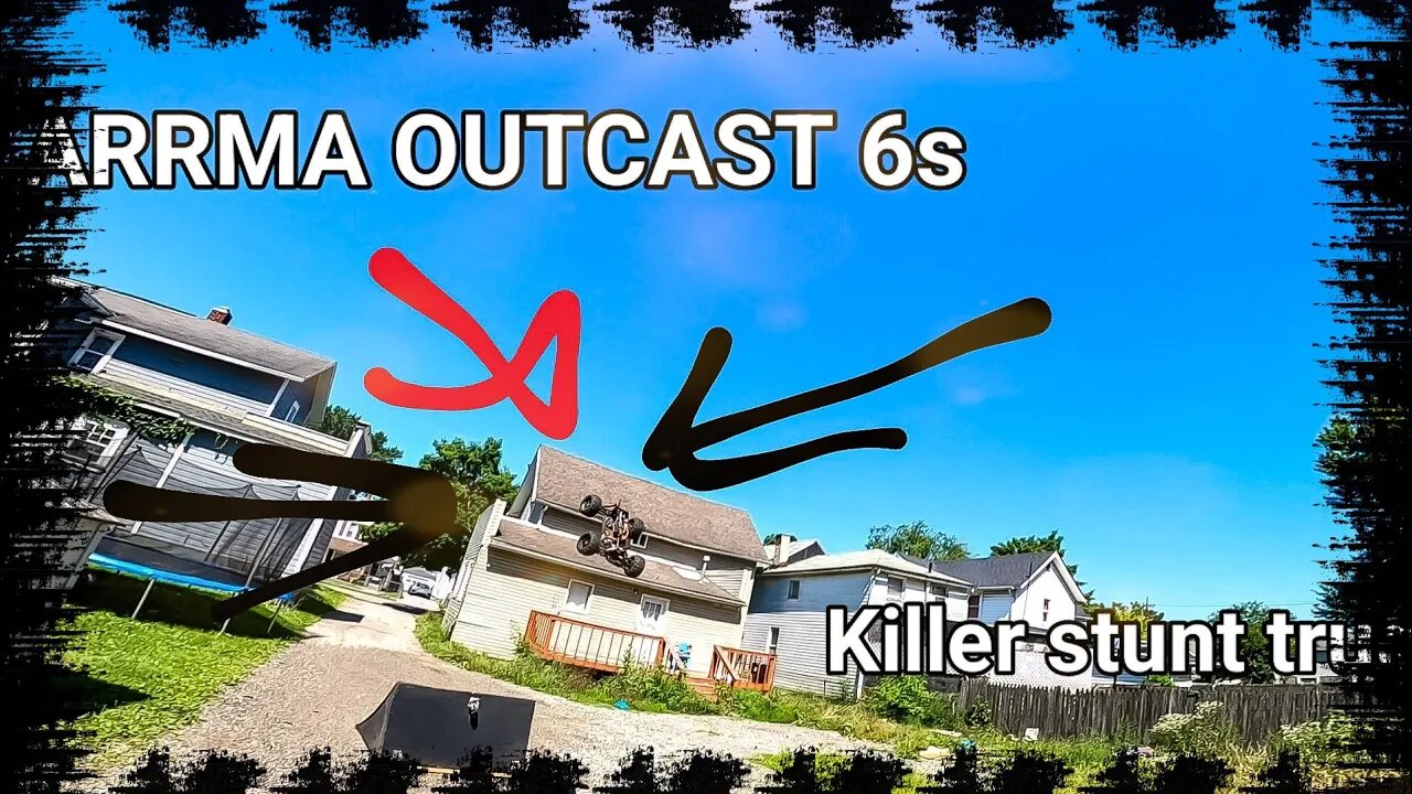 putting down my first set of stunts arrma outcast 6s #horizonhobby