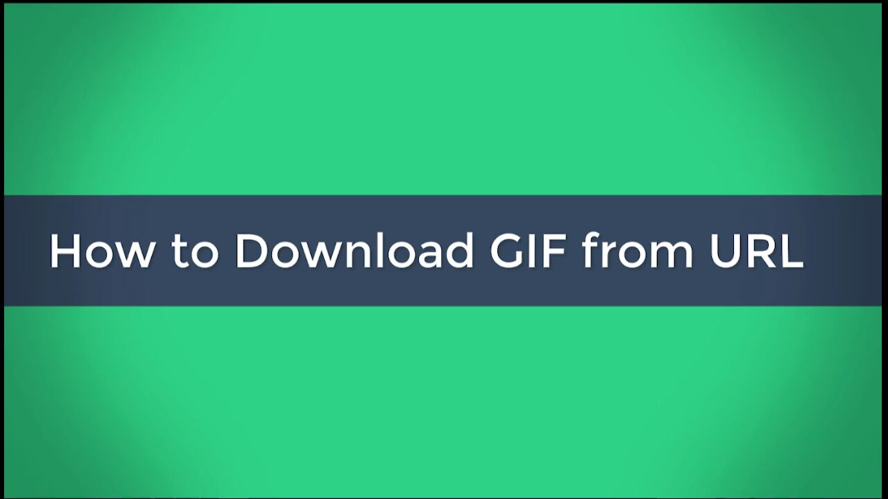 URL to GIF Conversion | How to Download a GIF from URL