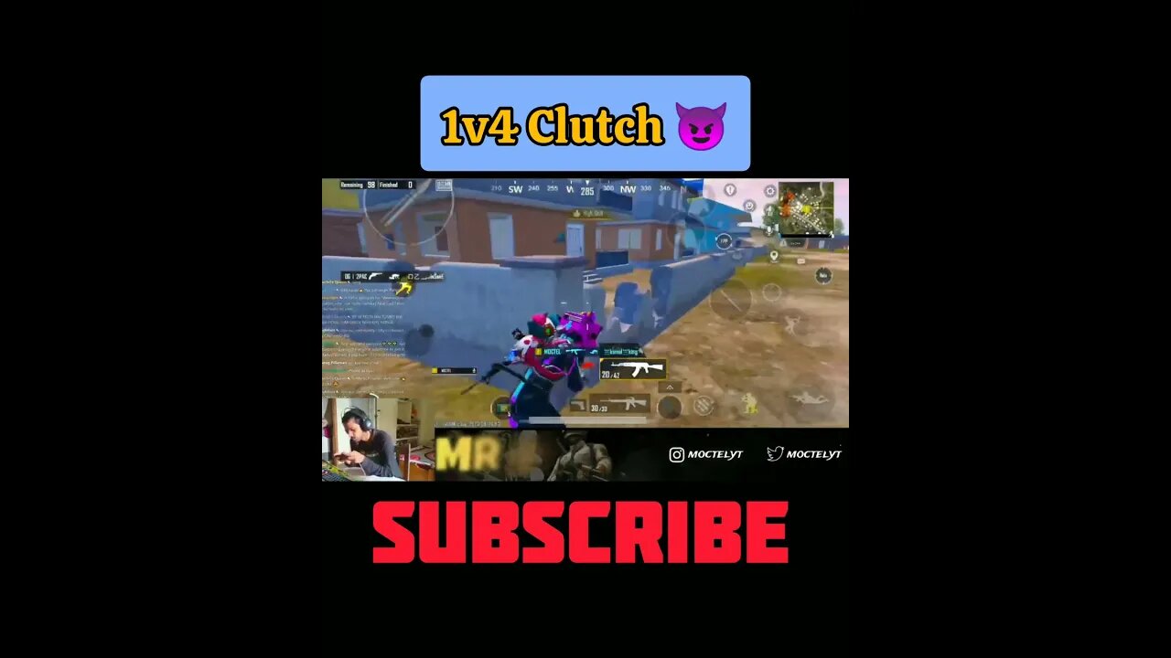 1v4 Clutch✨🔥 #bgmi #shorts #pubgshorts #shortvideo #viral