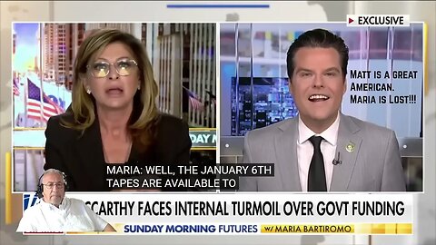 Matt Gaetz Destroys Maria Bartiromo