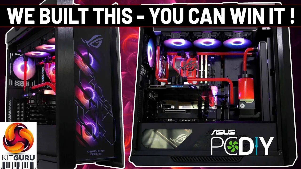 The mega £6000 ASUS Custom Loop PC Giveaway!