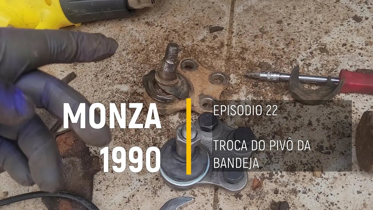 Monza 1990 do Leilão - TROCA DO PIVÔ DA BANDEJA - Episódio 22