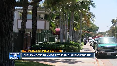 Cuts coming to major affordable housing program