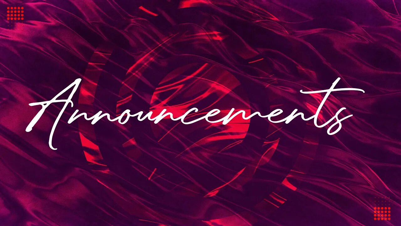 04.30.23 | Announcements