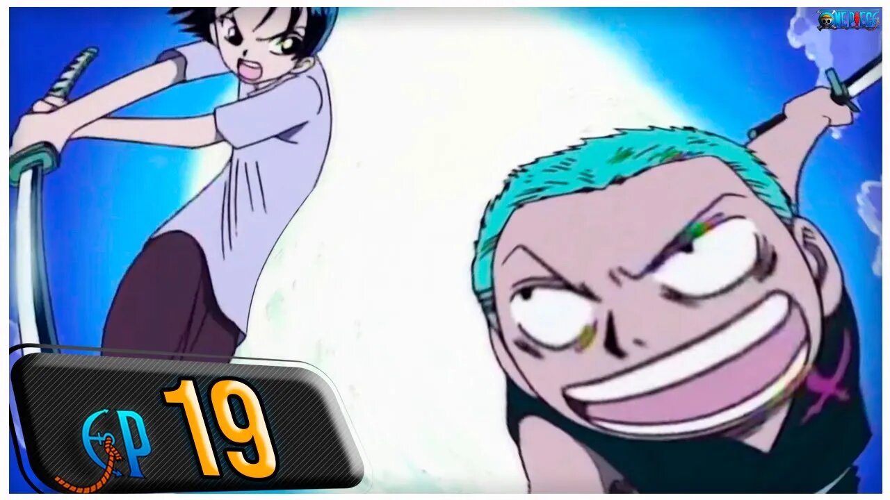 O PASSADO DO SANTORYU, A PROMESSA DE ZORO E KUINA! (RESUMO ONE PIECE EP 19)