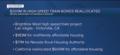 $200M in high-speed train bonds reallocated