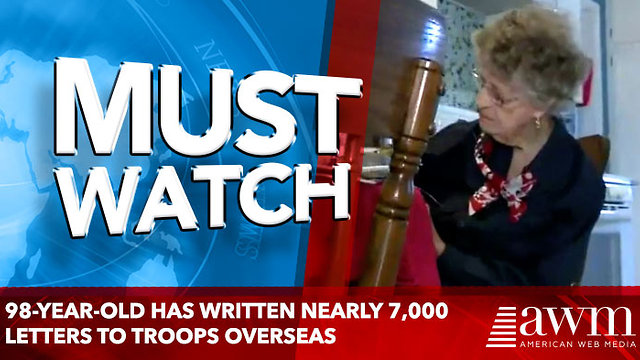 98-Year-Old Has Written Nearly 7,000 Letters To Troops Overseas