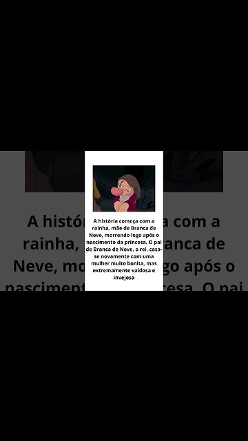 desenho branca de neve