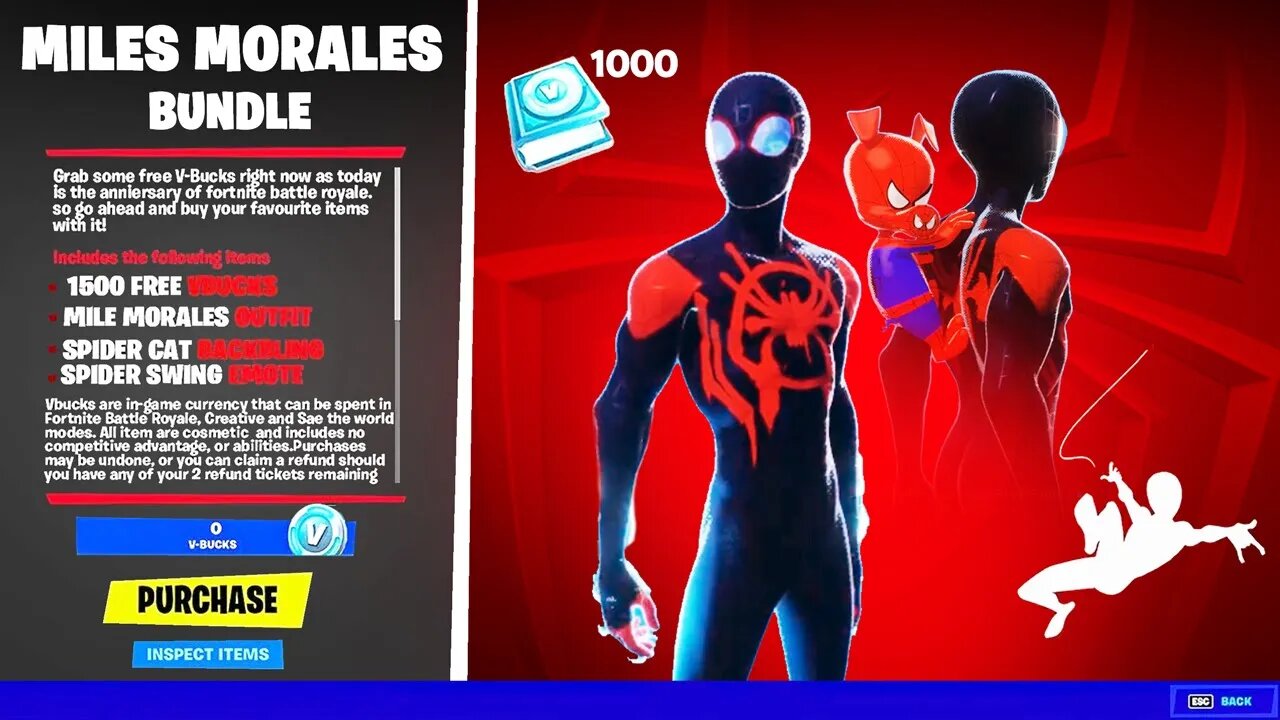 MILES MORALES FREE BUNDLE is NOW AVAILABLE in SEASON 4
