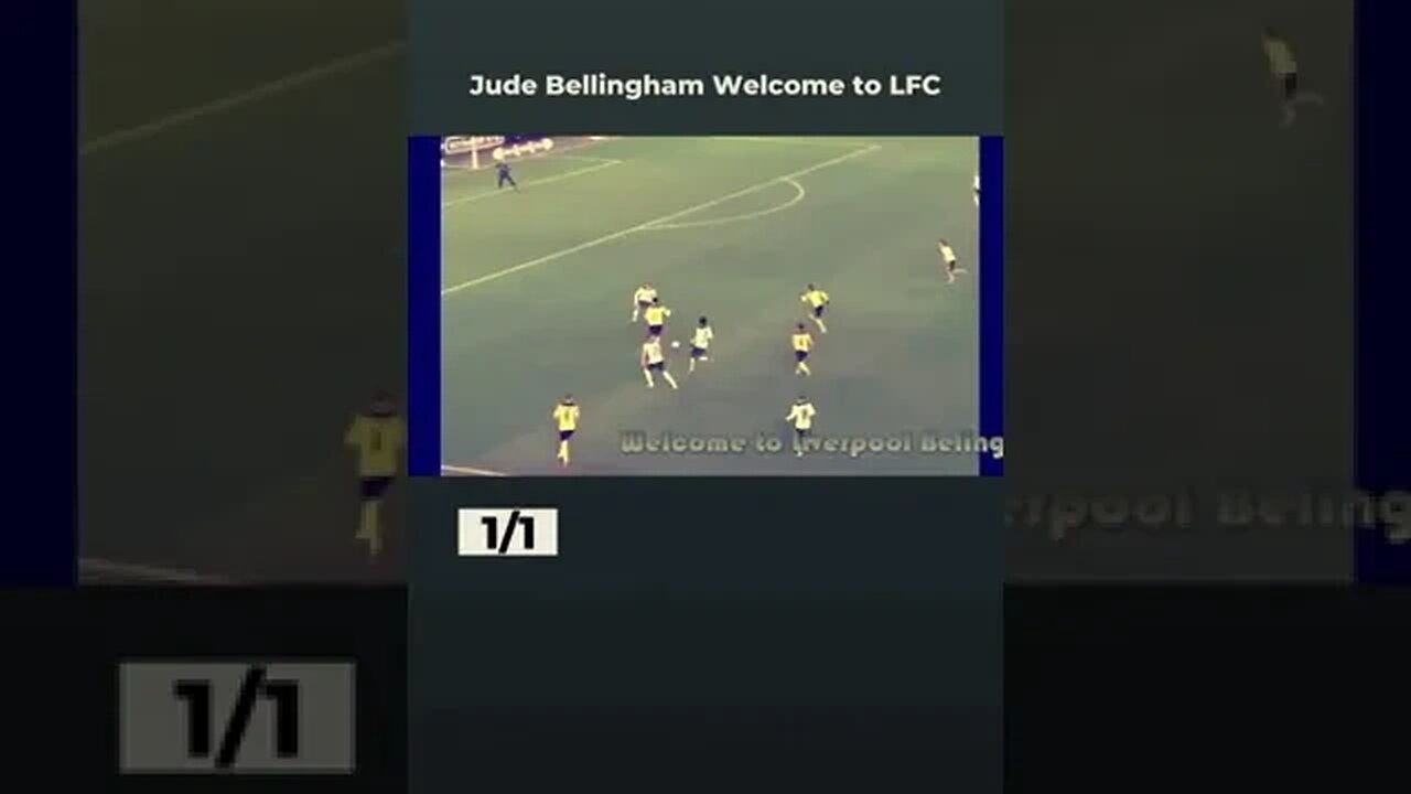 Jude Bellingham welcome to LIVERPOOL