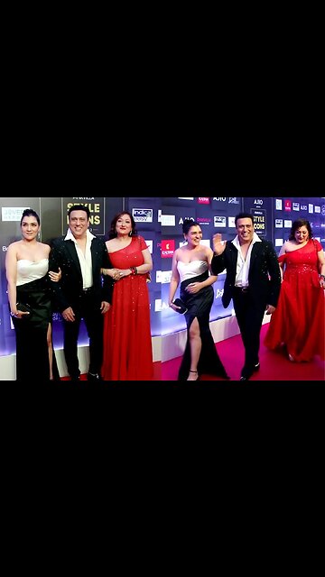Govinda With Daughter Tina Ahuja And Wife Sunita Ahuja Arrive At Pinkvilla Style Icons Awards 2023