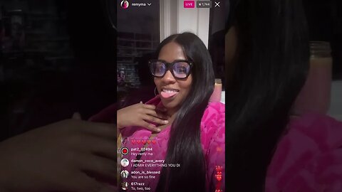 REMY MA IG LIVE: Remy ma Getting Ready For Smoke With Ppl Misunderstanding Her (13-03-23)