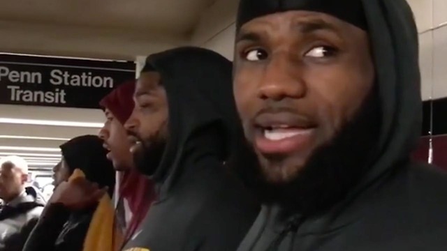 LeBron James Takes the NY Subway with Teammates, Fires Shots at Phil Jackson