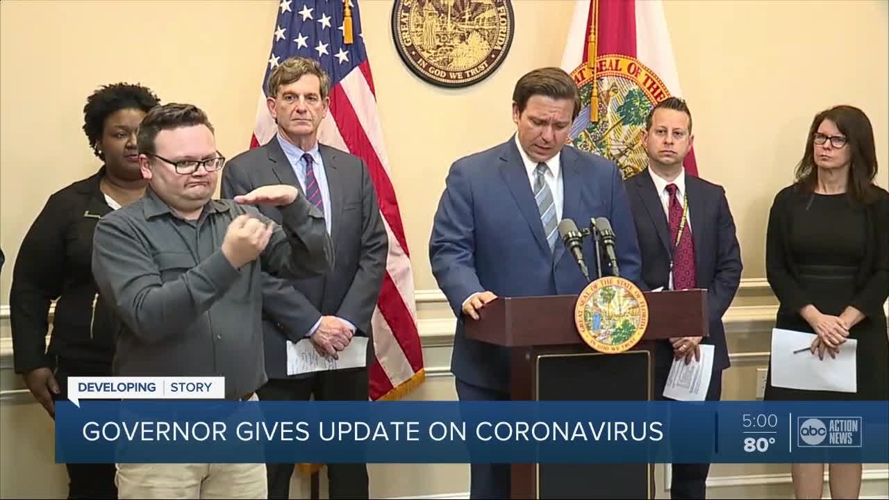 Florida Gov. DeSantis issues visitation limits at nursing homes, assisted living facilities