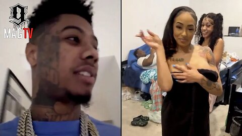 Blueface Exposes New "Blue Girls" For Putting Holes In The Wall Of His Mansion! 😱