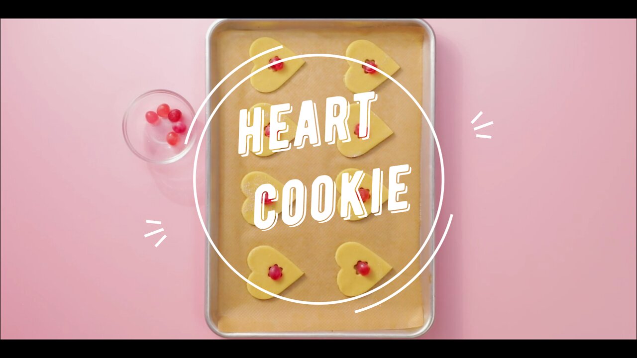 Heart cookie | Creative sweets | Easy | Tasty | Simple | Recipe