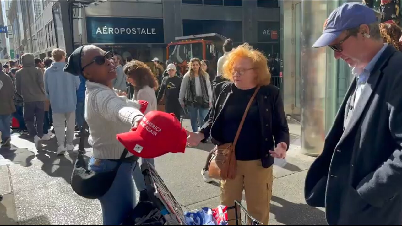 NYC Voting Trump!? Walking NYC TRUMP Rally